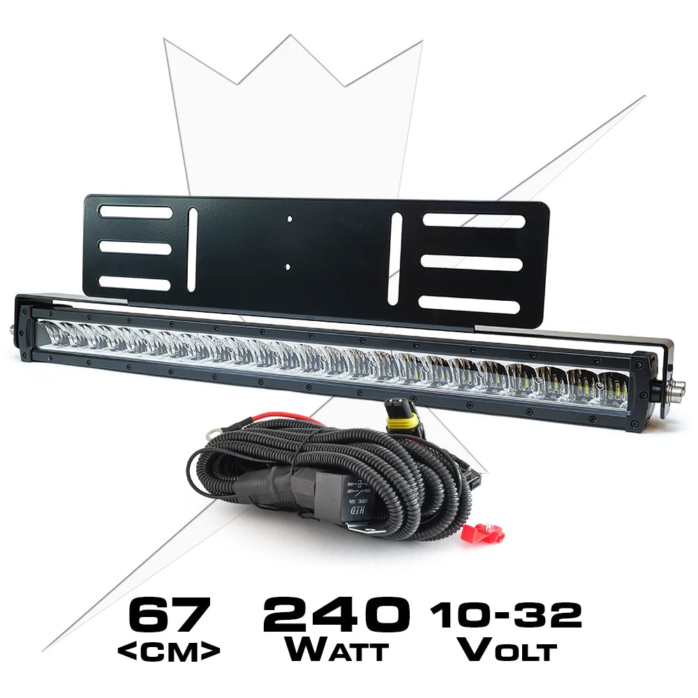Ledramp Paket LUXTAR® X24 Black Edition – Infälld | 240W