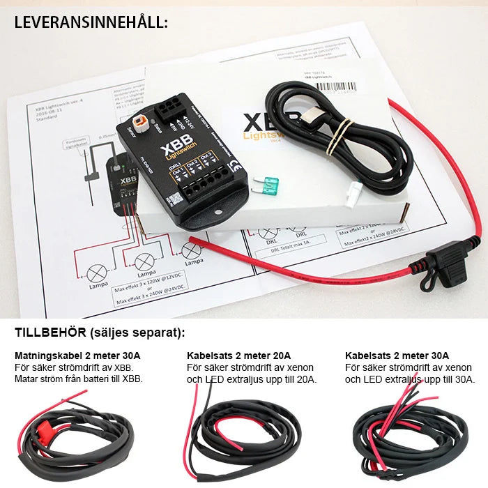XBB Lightswitch | Ver.4 | Helljussignal LED/Xenon